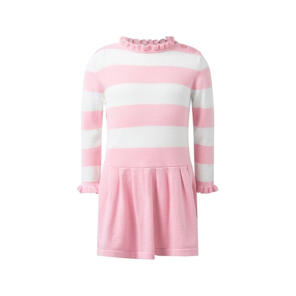 Rachel Riley Girls  Stripe Knit Dress